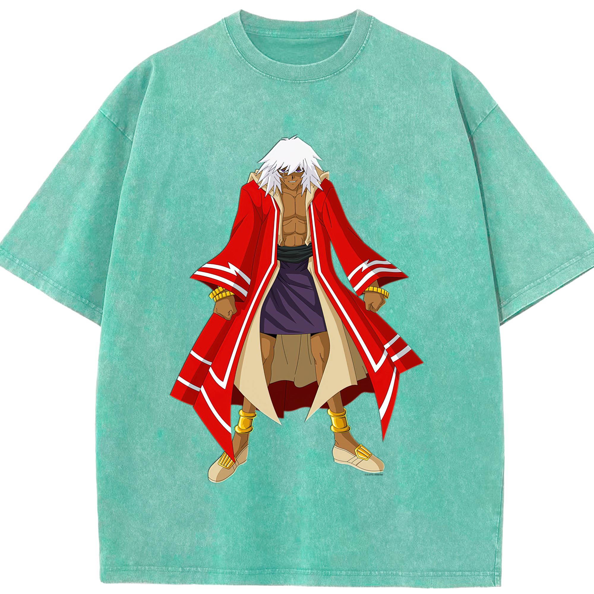 （画像用） 遊☆戯☆王 Yu-Gi-Oh! 綿100% ヴィンテージ風 半袖Tシャツ（フロントプリント）